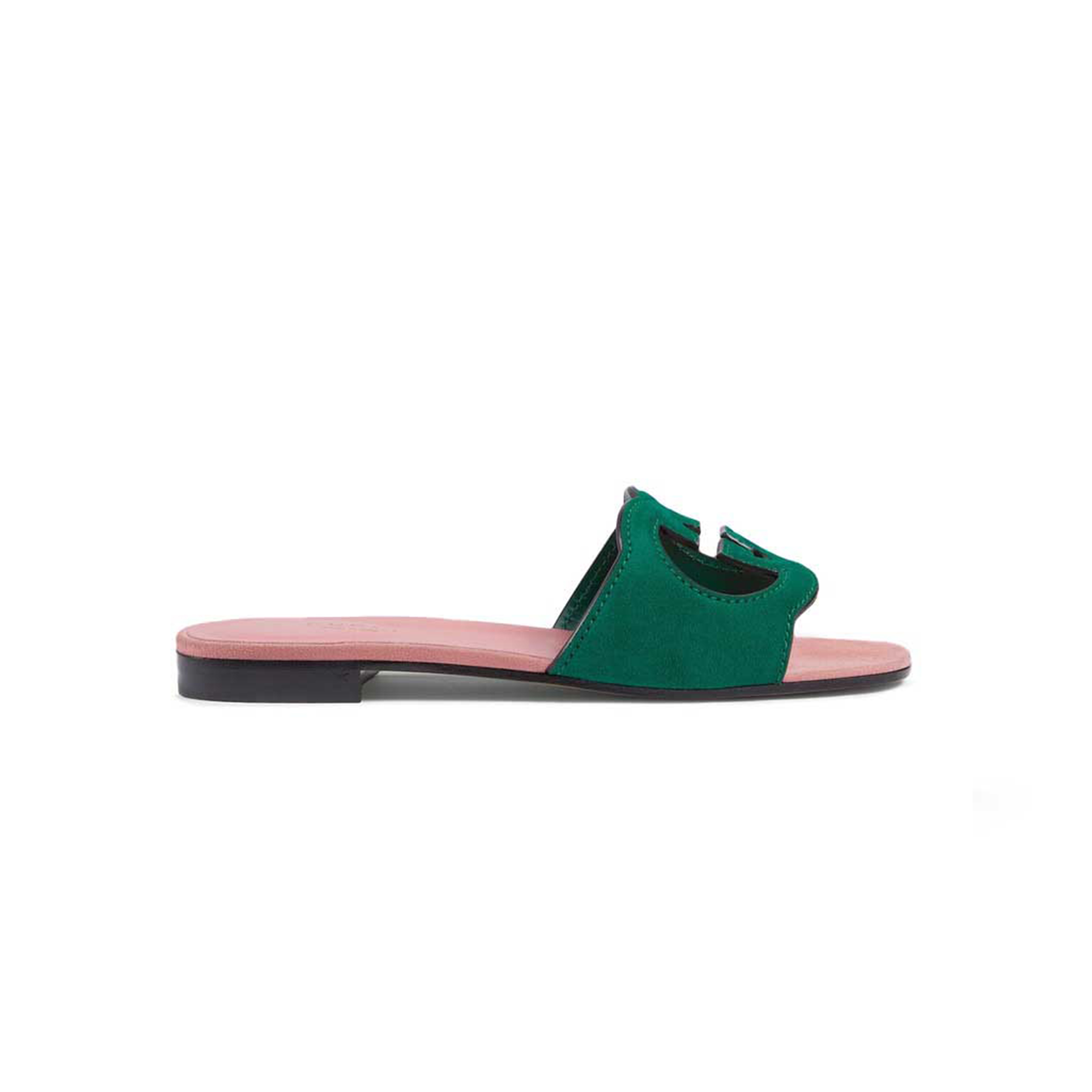 GUCCI WOMEN'S INTERLOCKING G CUT-OUT SLIDE SANDAL 694451